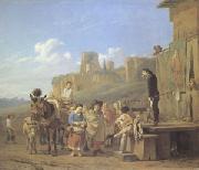 A Party of Charlatans in an Italian Landscape (mk05) Karel Dujardin